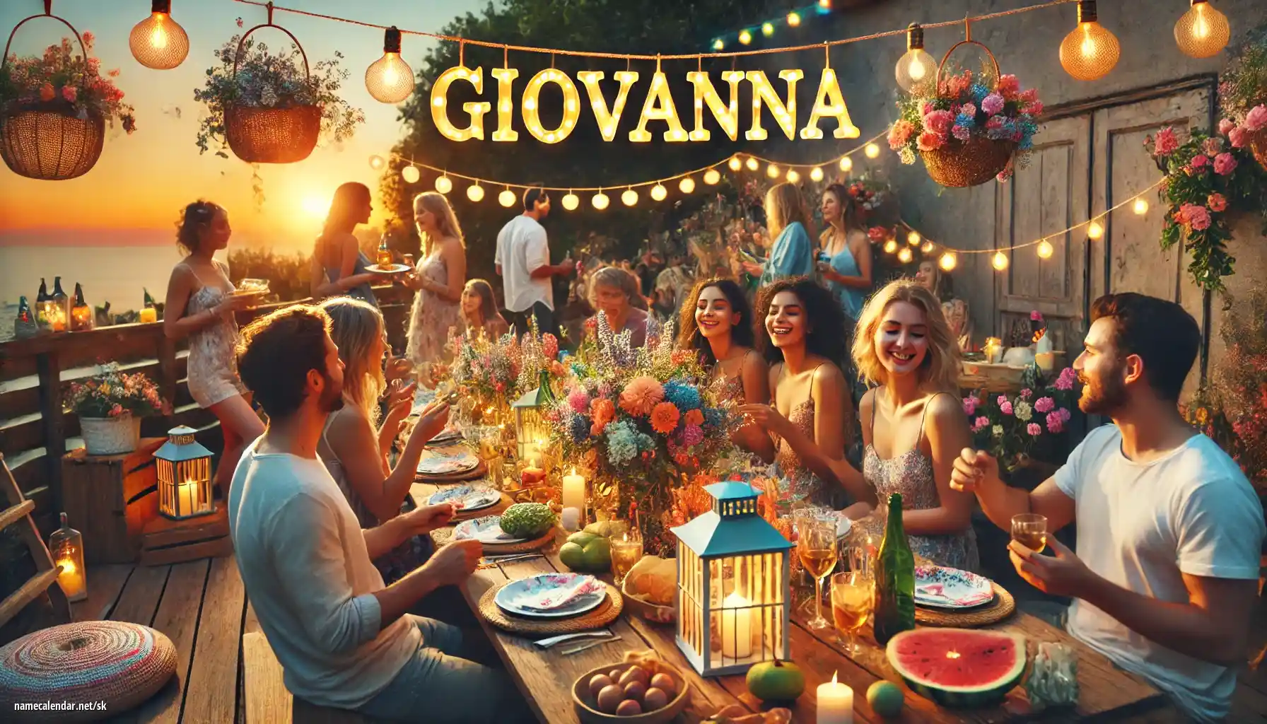 Oslava menín a mien - Giovanna