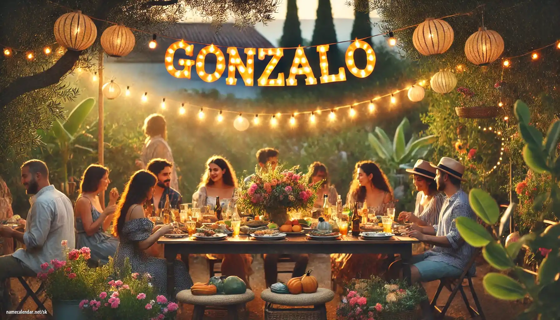 Oslava menín a mien - Gonzalo