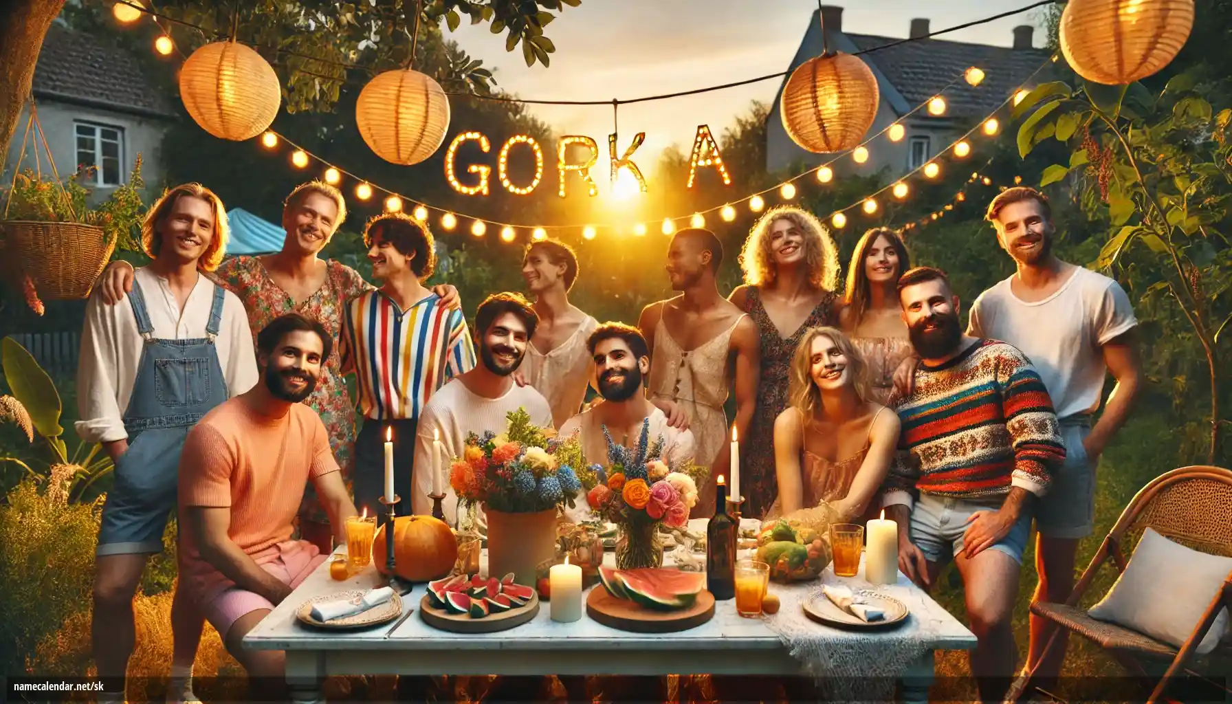 Oslava menín a mien - Gorka