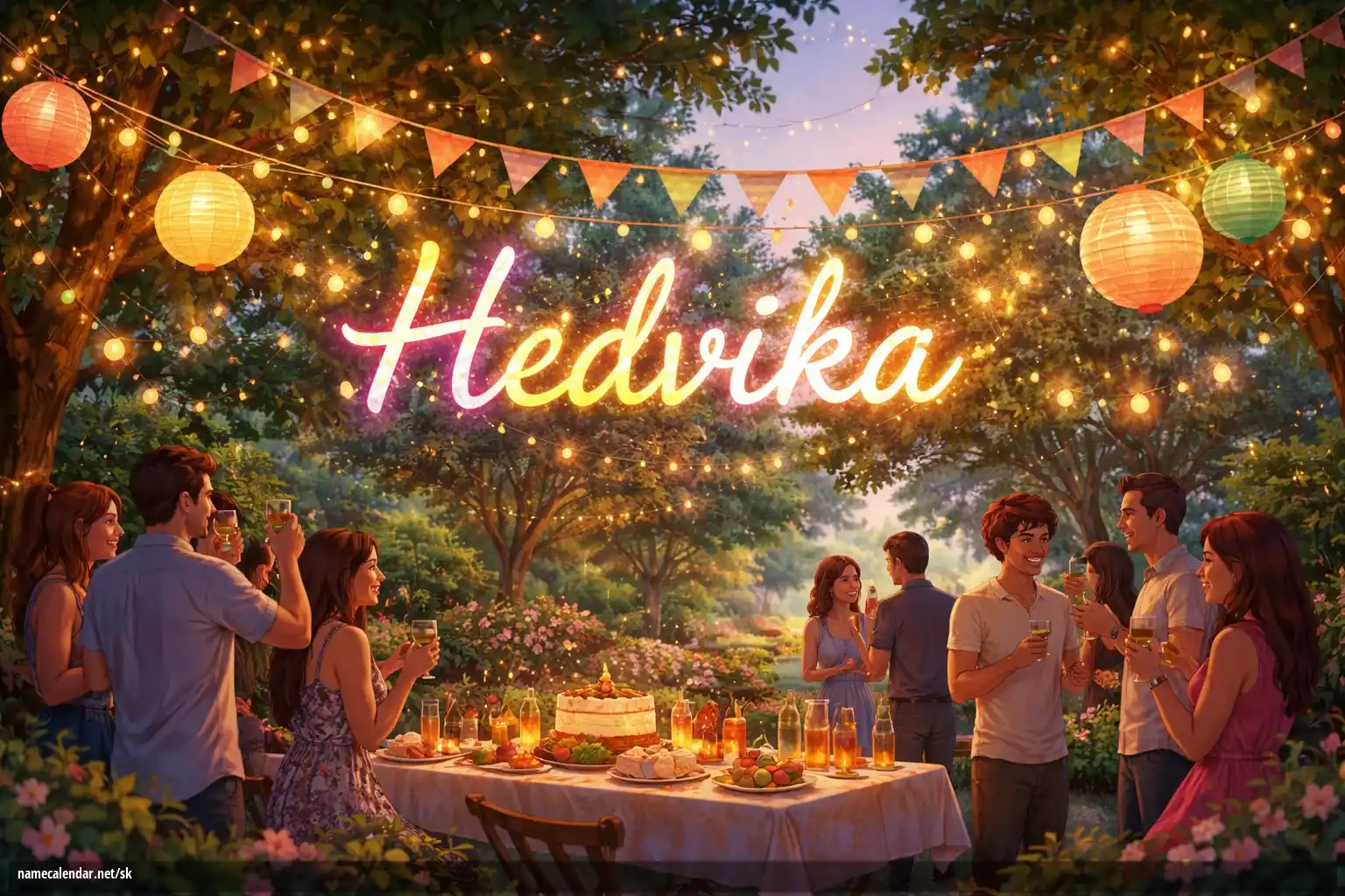 Oslava menín a mien - Hedvika