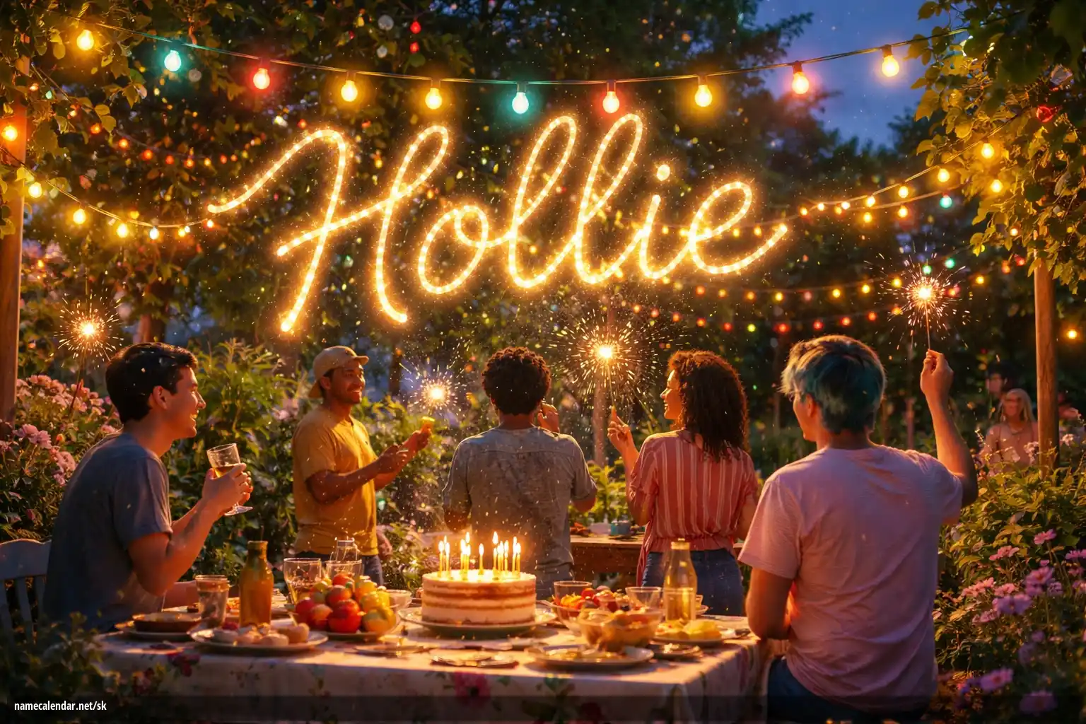 Oslava menín a mien - Hollie