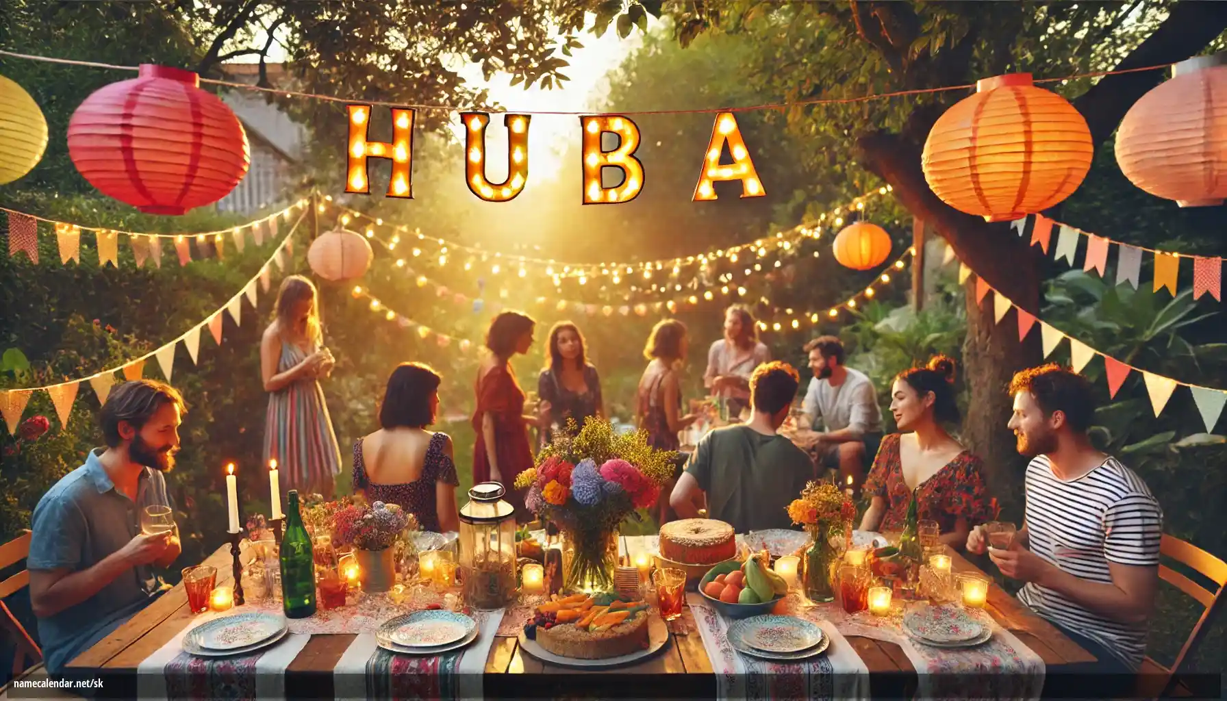 Oslava menín a mien - Huba