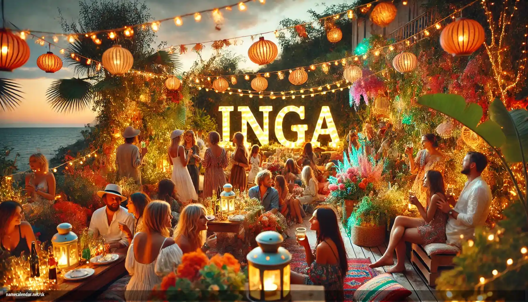 Oslava menín a mien - Inga