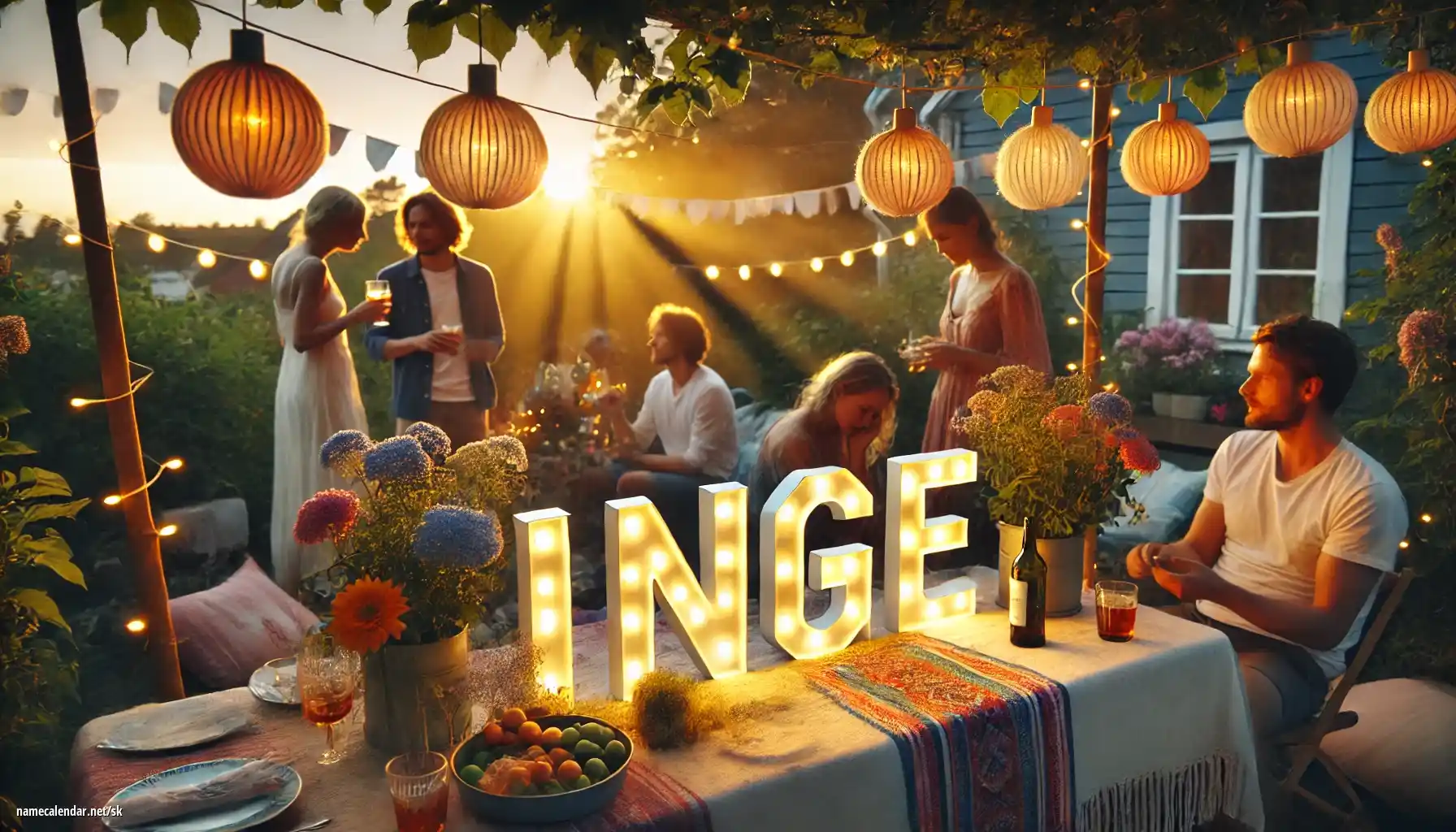 Oslava menín a mien - Inge