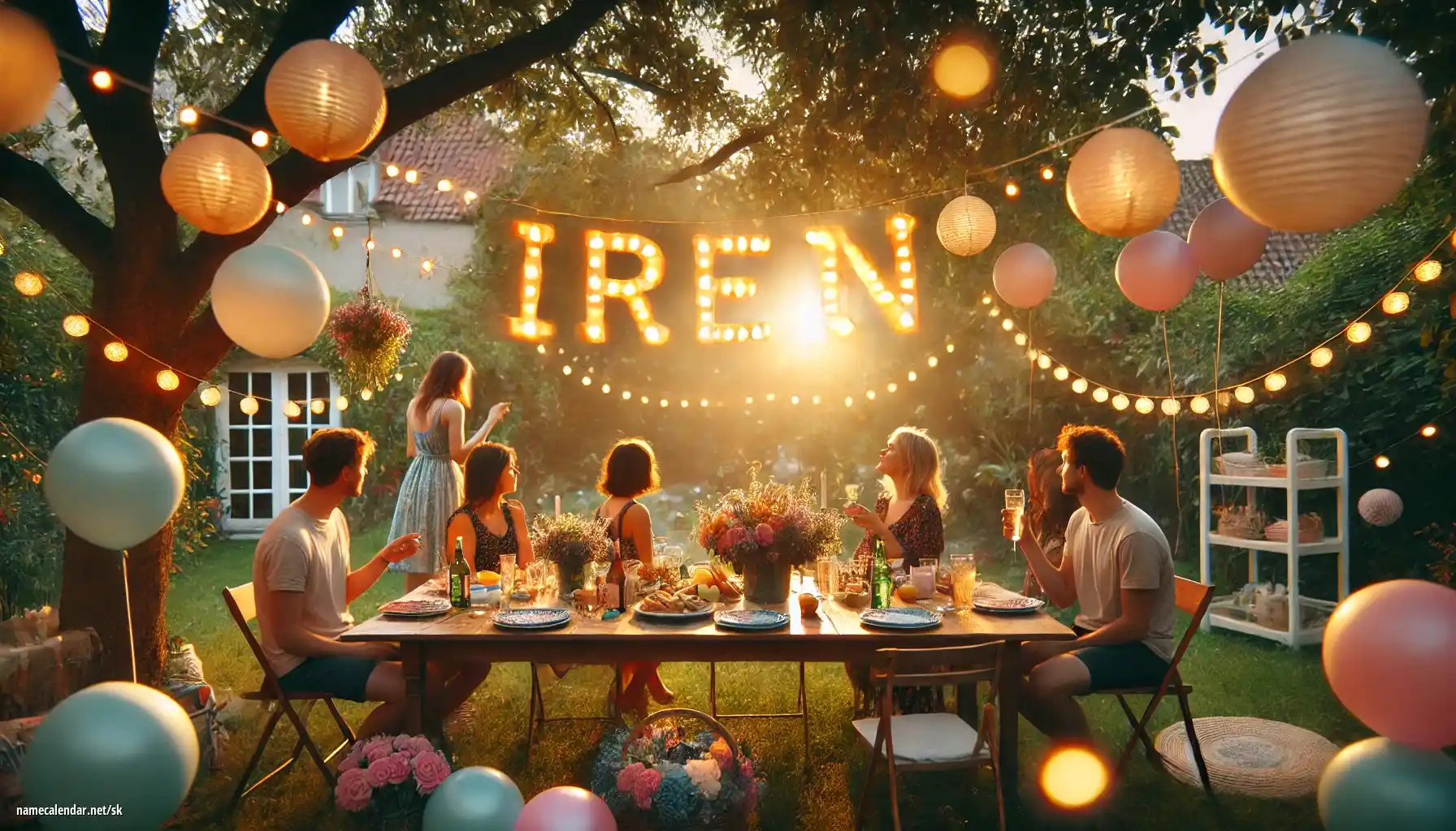 Oslava menín a mien - Irén