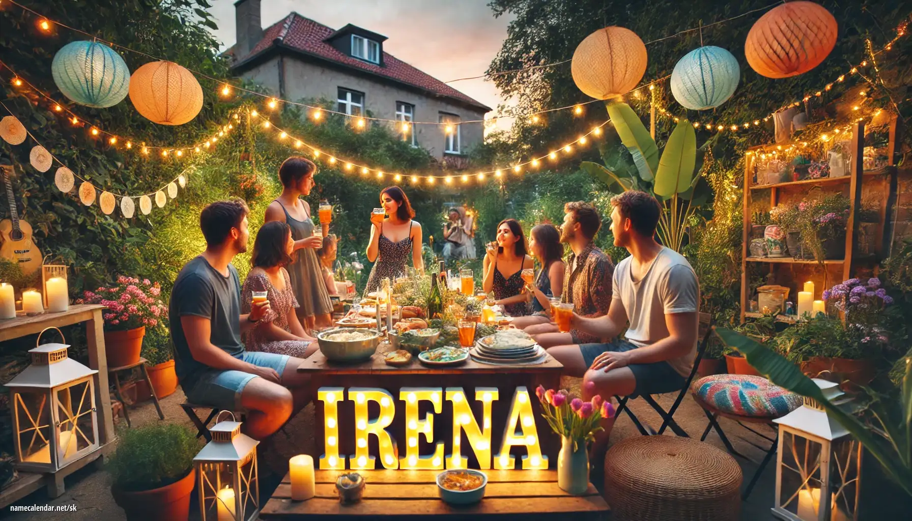 Oslava menín a mien - Irena