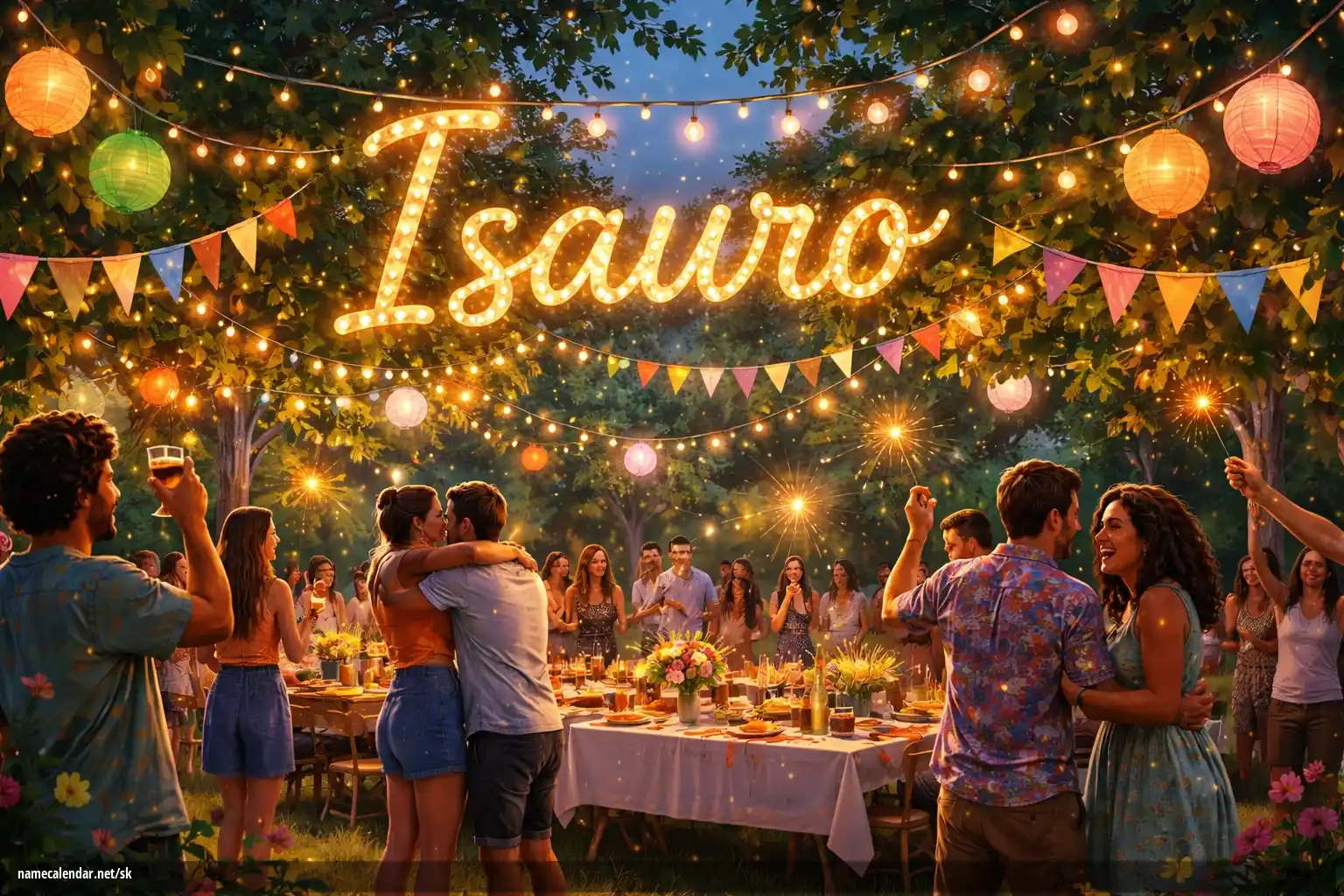 Oslava menín a mien - Isauro