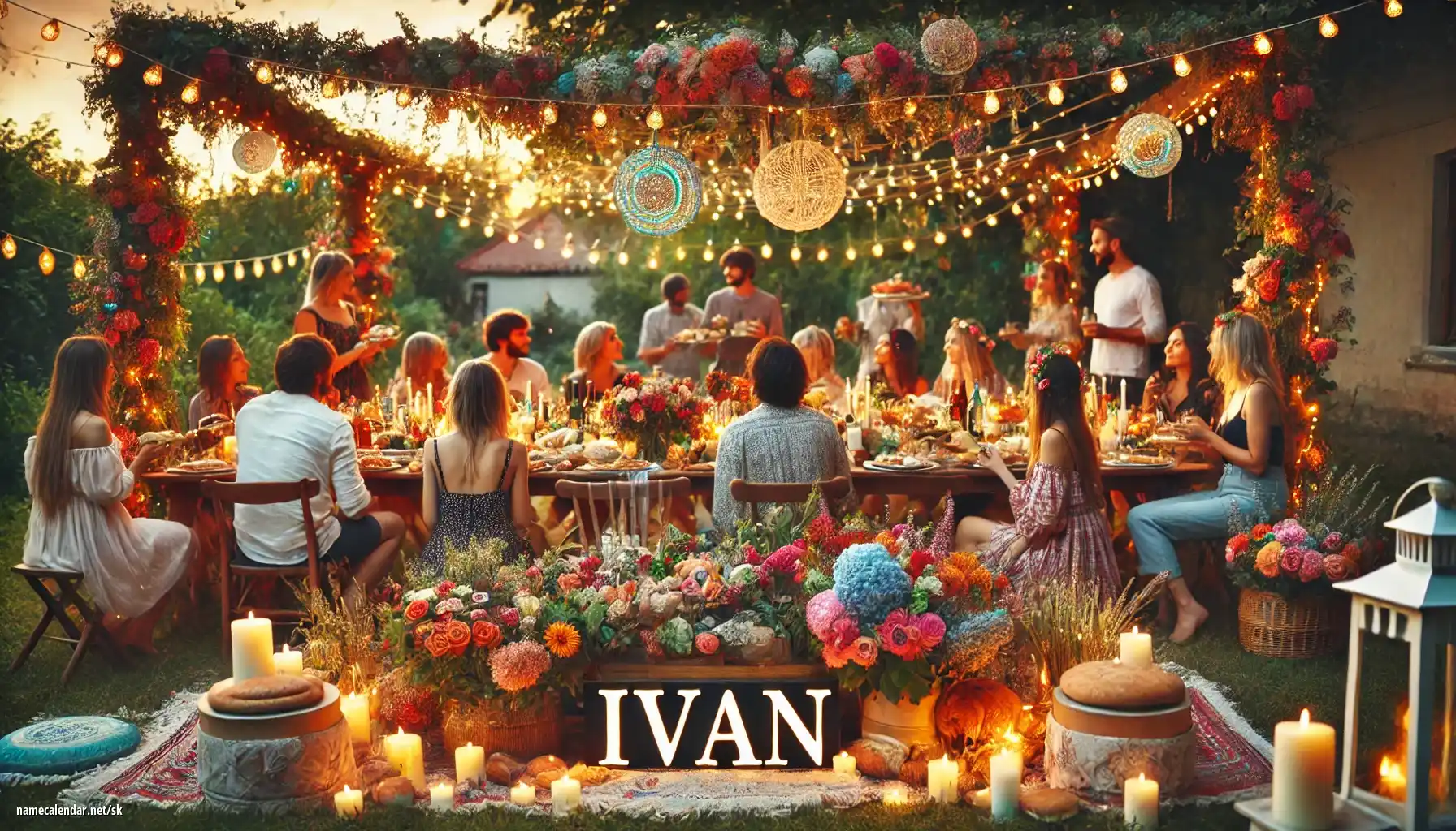 Oslava menín a mien - Ivan