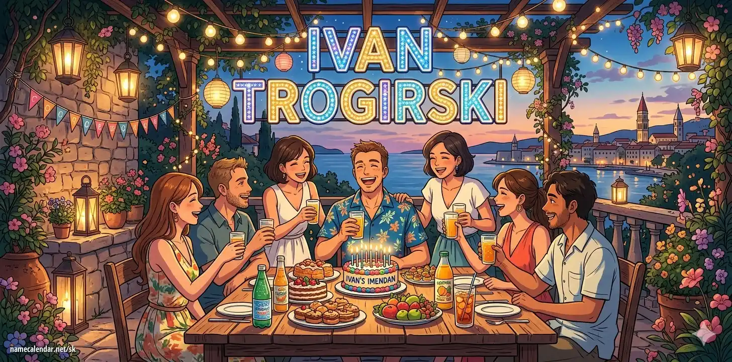Oslava menín a mien - Ivan Trogirski