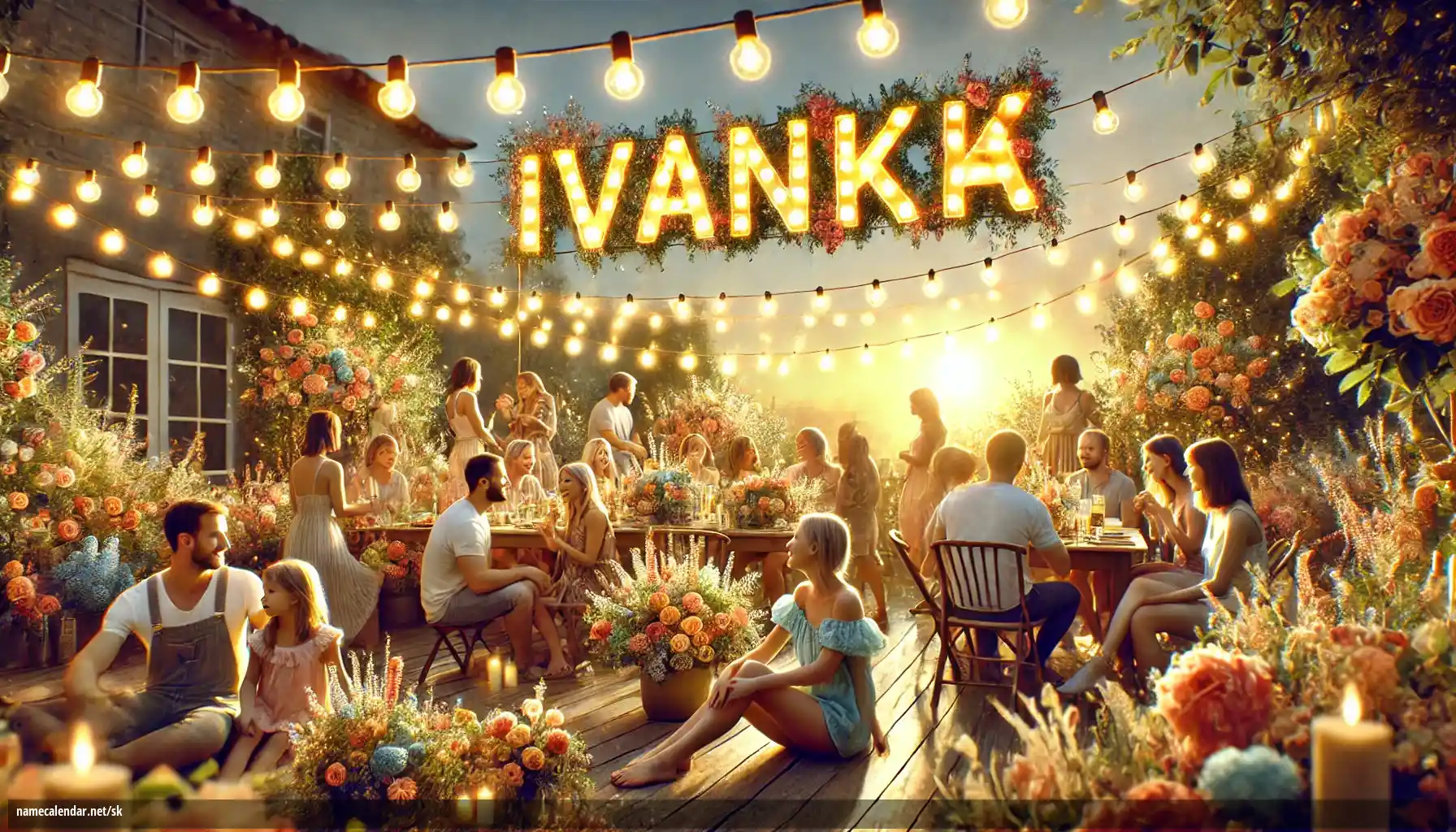 Oslava menín a mien - Ivanka