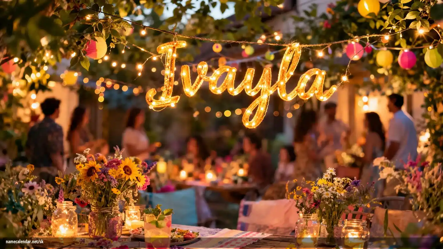 Oslava menín a mien - Ivayla