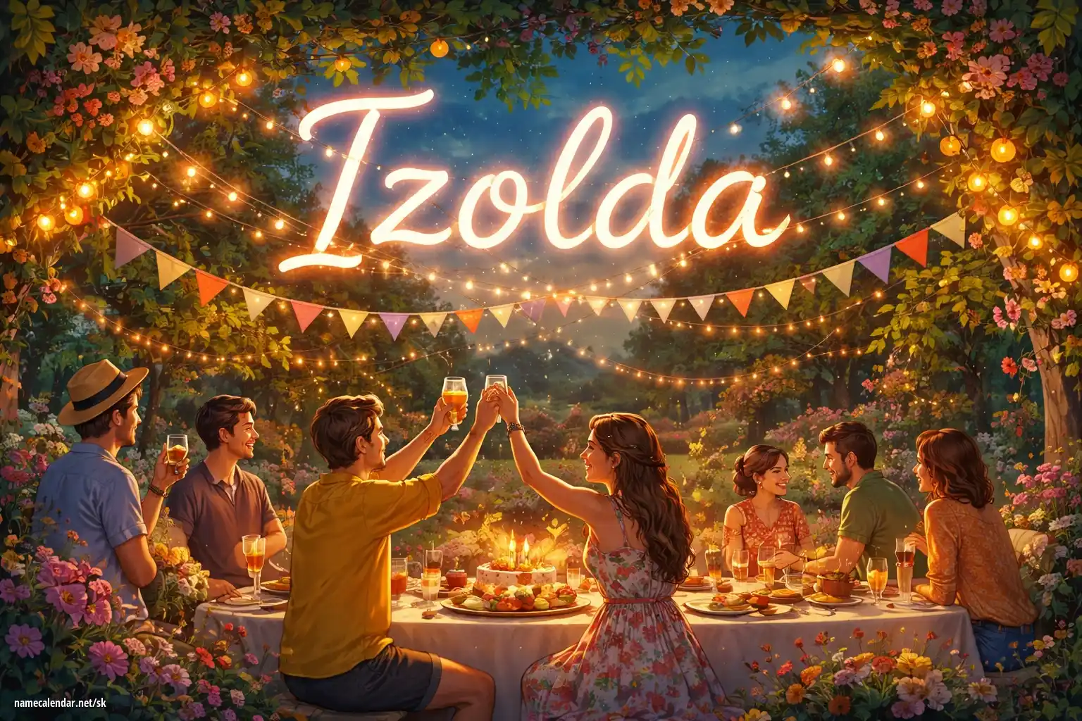 Oslava menín a mien - Izolda