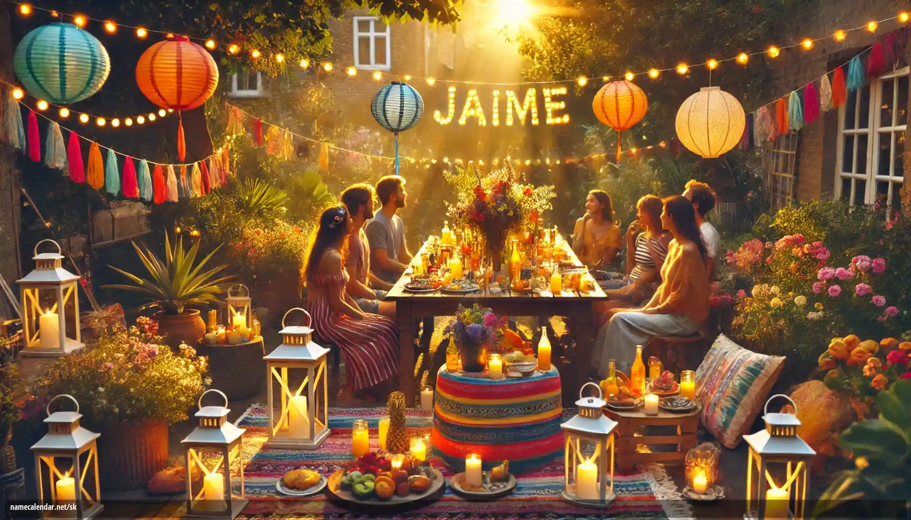 Oslava menín a mien - Jaime