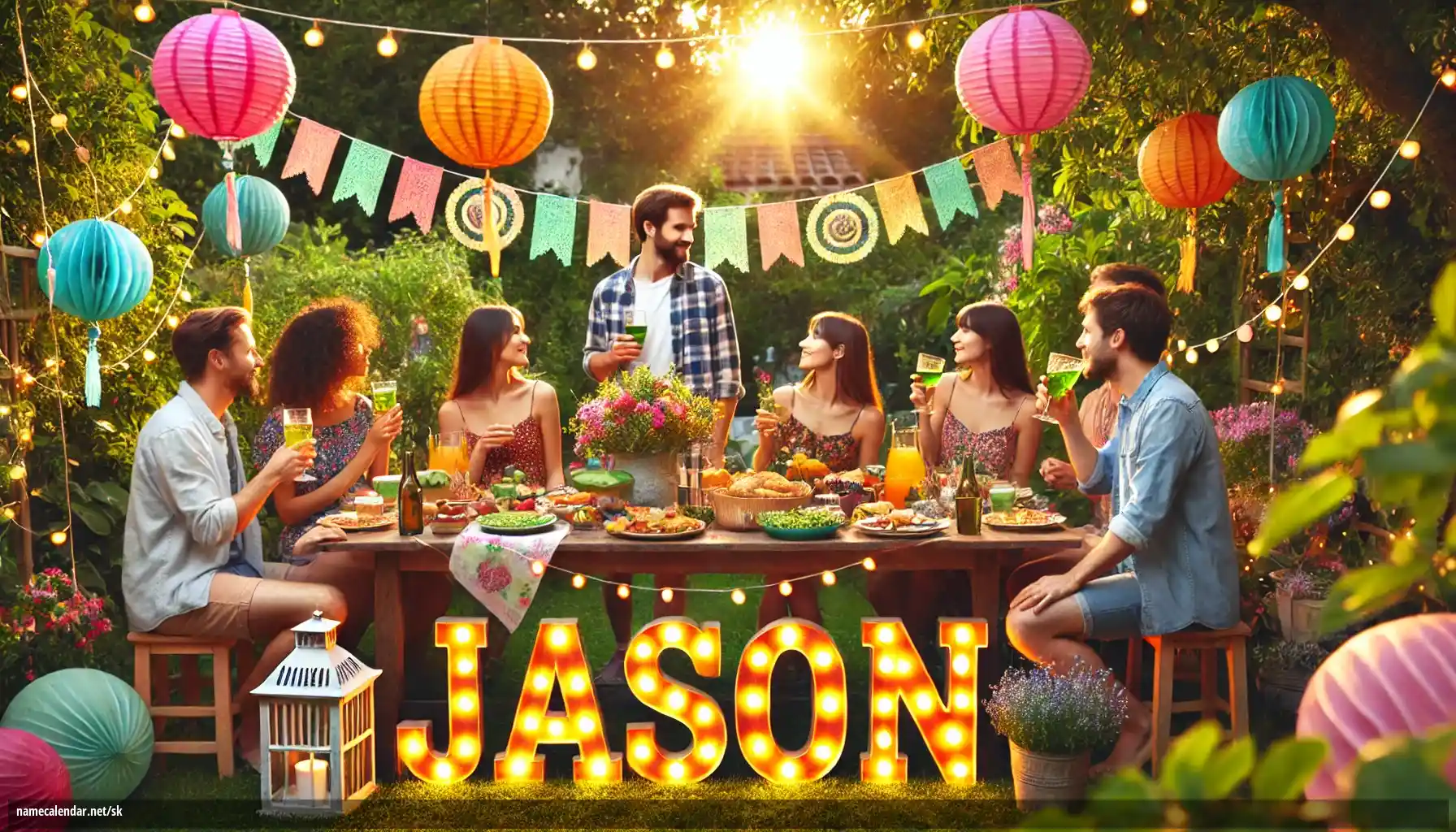 Oslava menín a mien - Jason