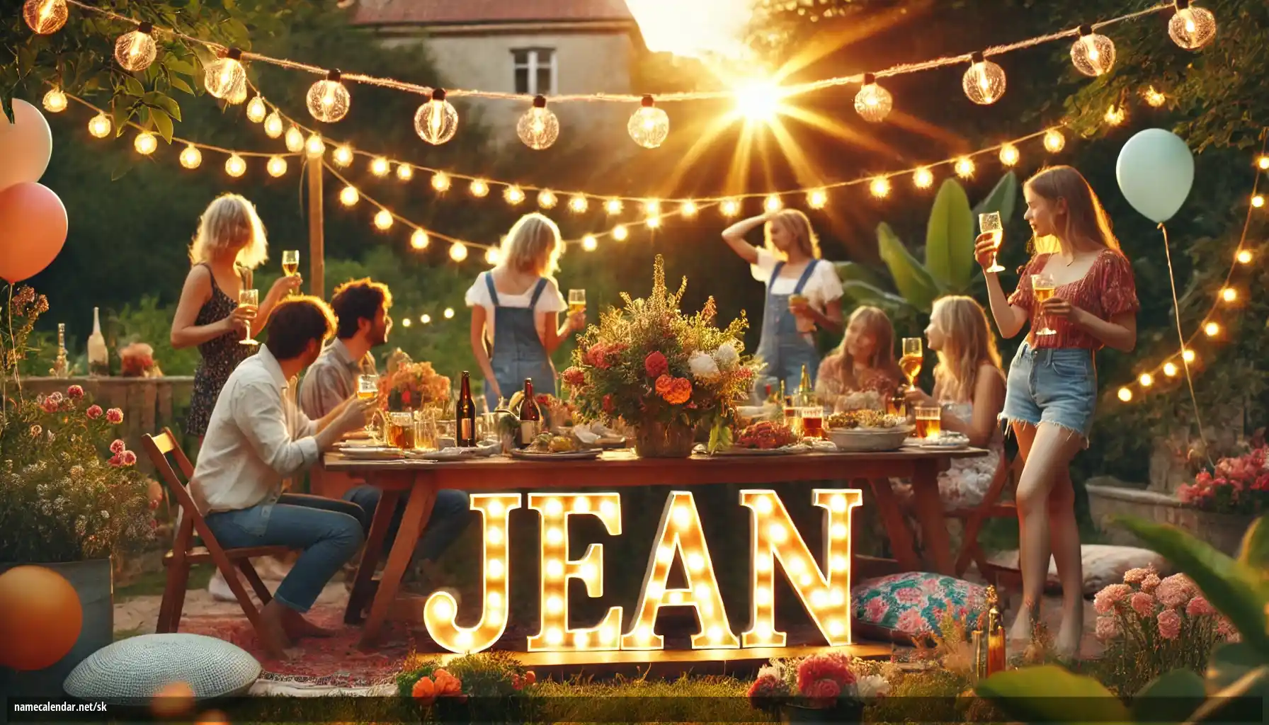 Oslava menín a mien - Jean