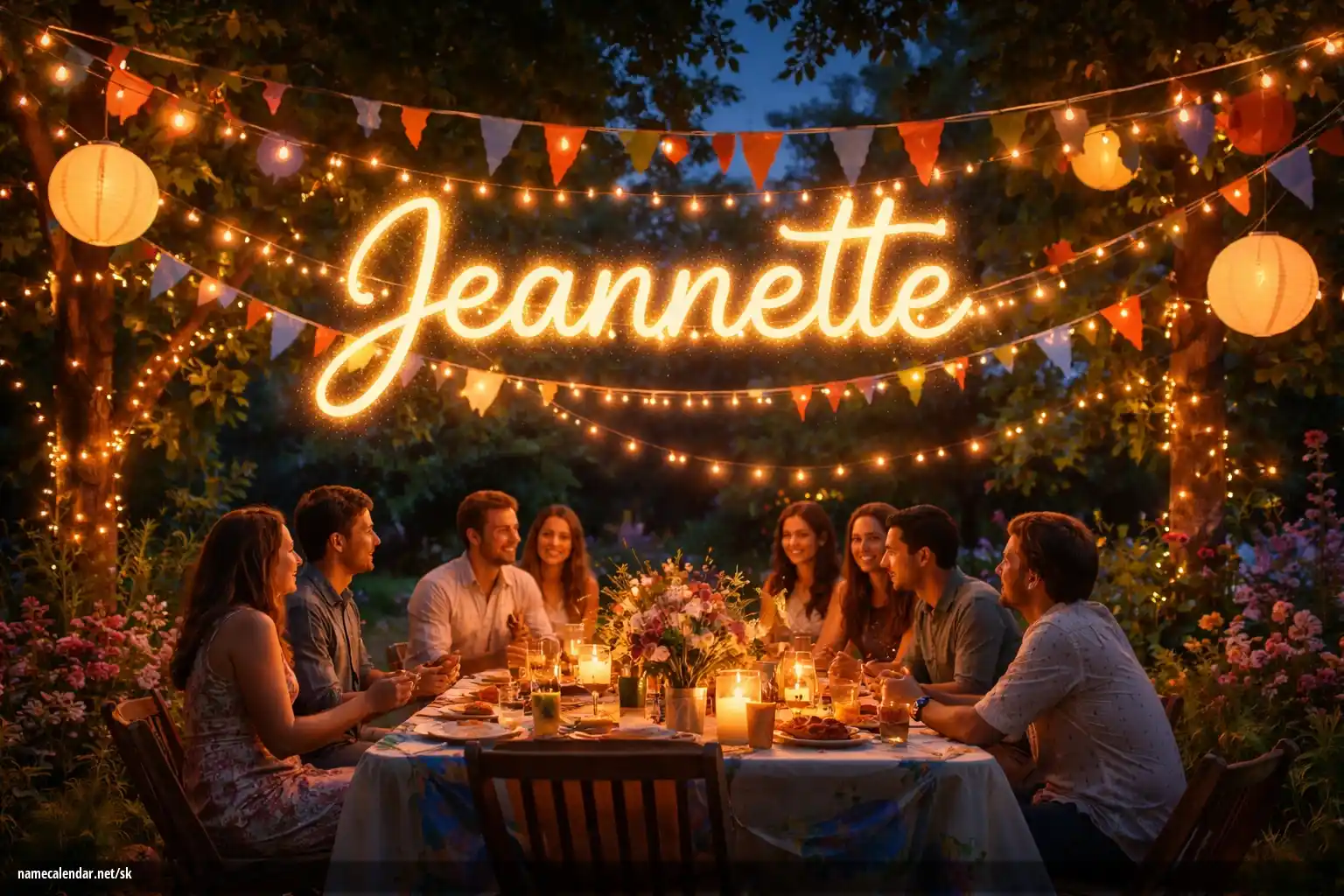 Oslava menín a mien - Jeannette