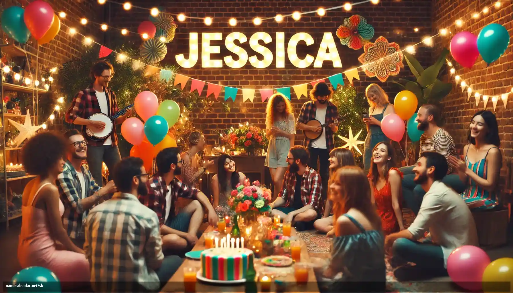 Oslava menín a mien - Jessica