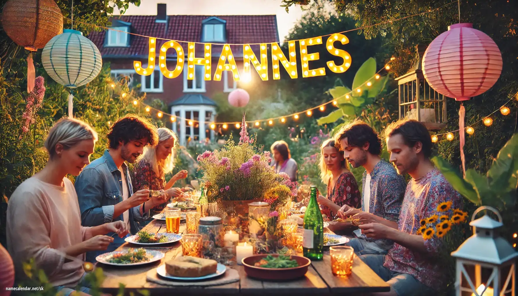 Oslava menín a mien - Johannes