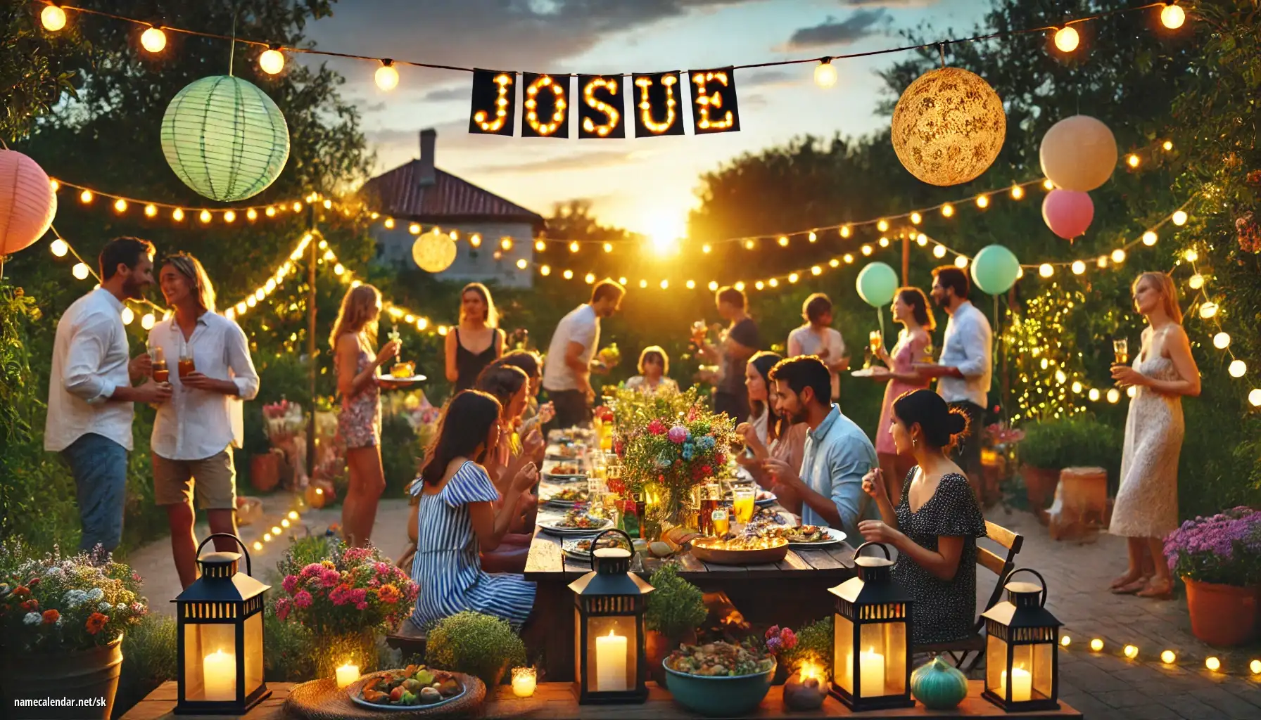 Oslava menín a mien - Josue