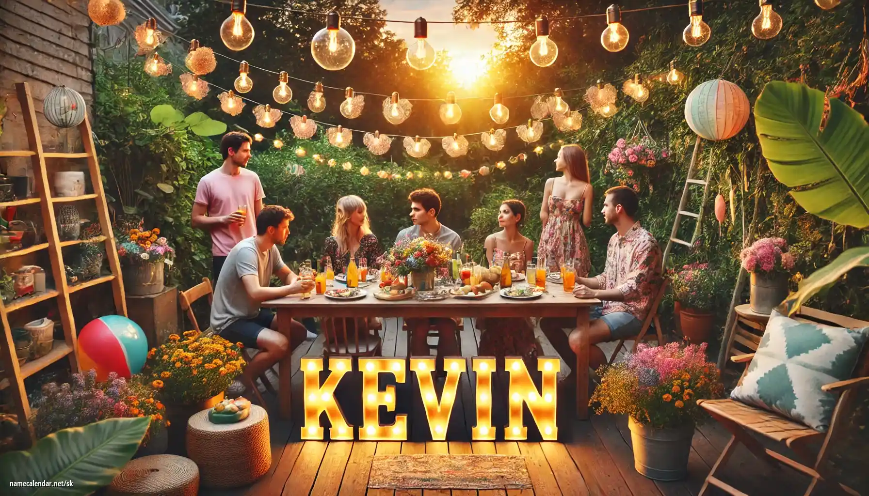 Oslava menín a mien - Kévin