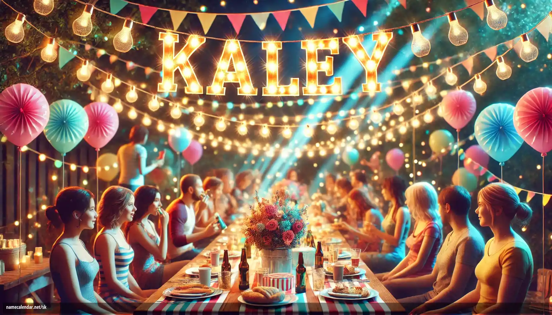 Oslava menín a mien - Kaley