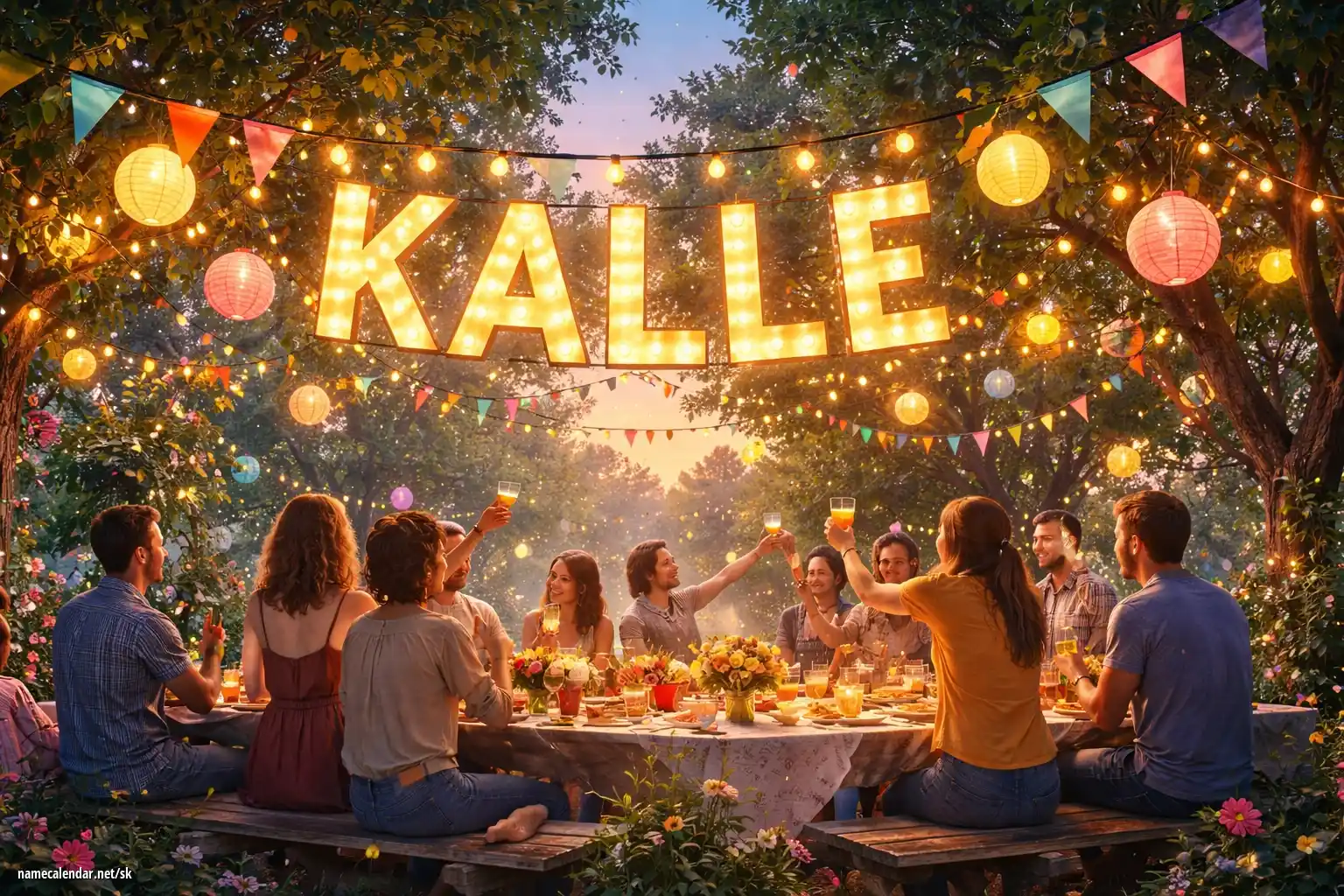 Oslava menín a mien - Kalle