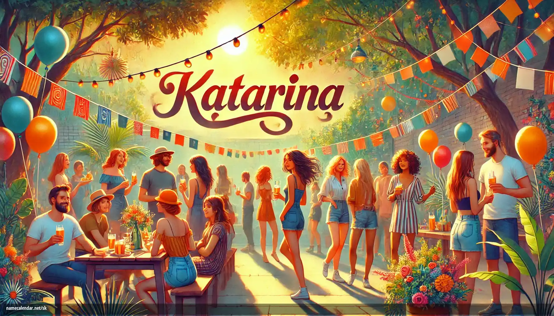 Oslava menín a mien - Katarina