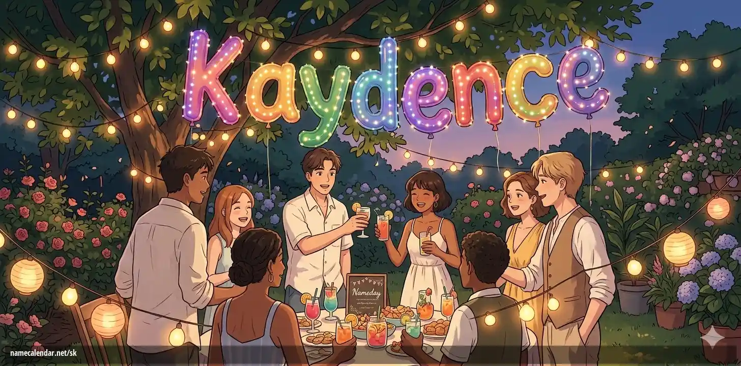 Oslava menín a mien - Kaydence