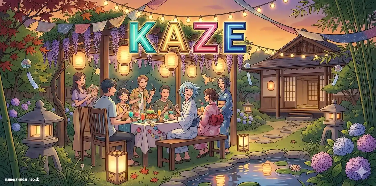 Oslava menín a mien - Kaze