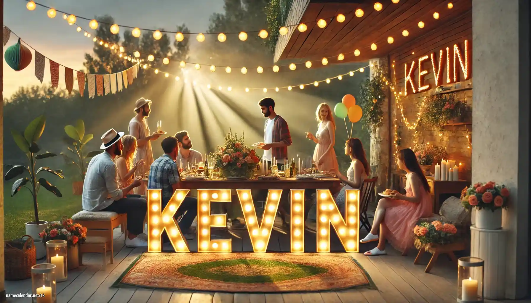 Oslava menín a mien - Kevin