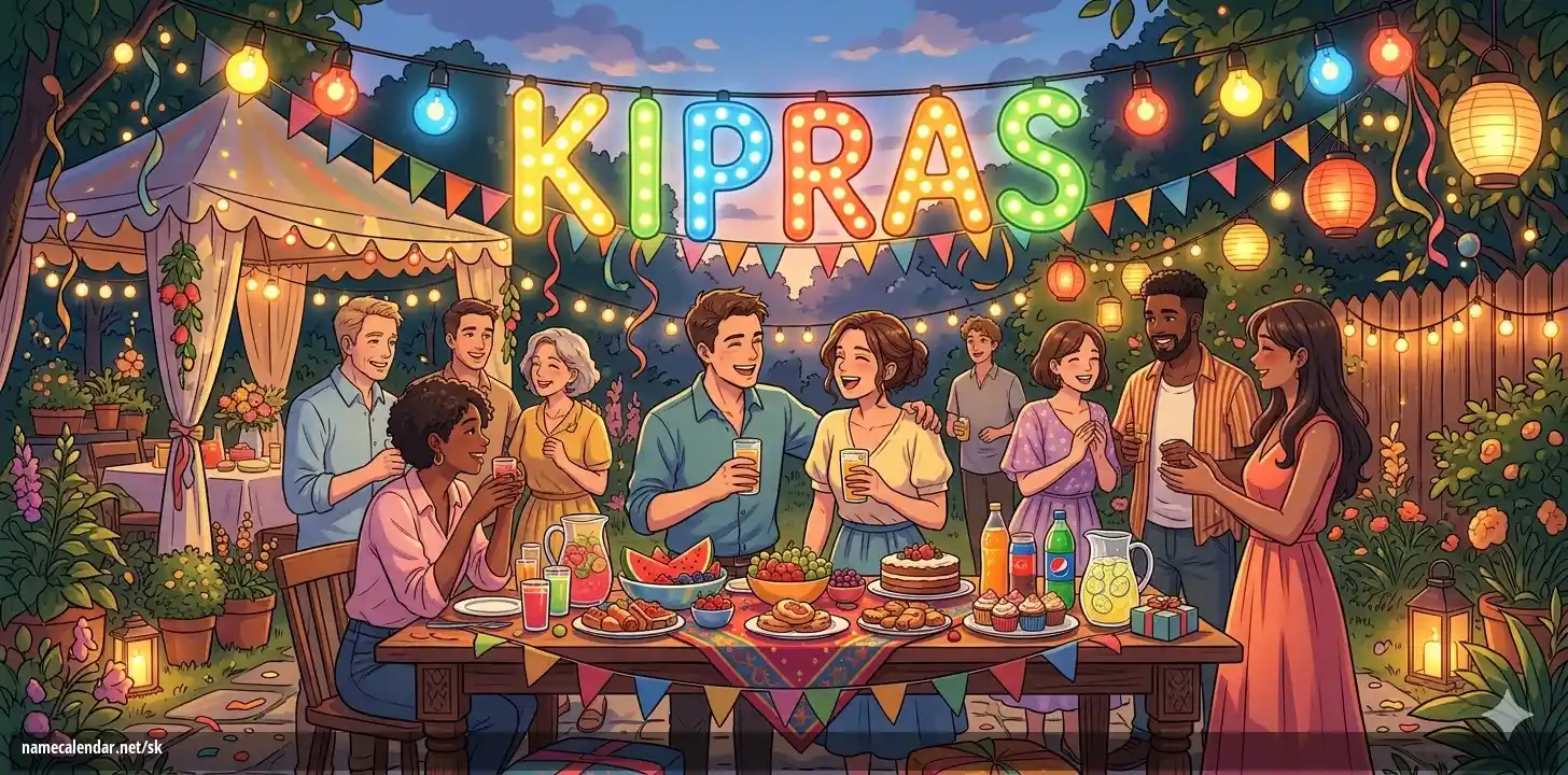 Oslava menín a mien - Kipras