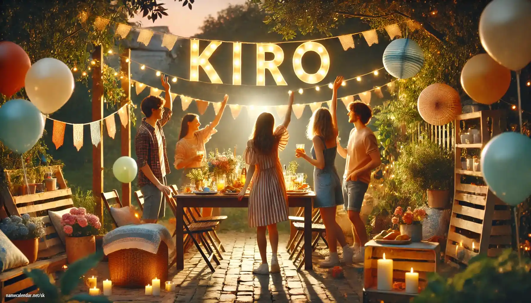 Oslava menín a mien - Kiro