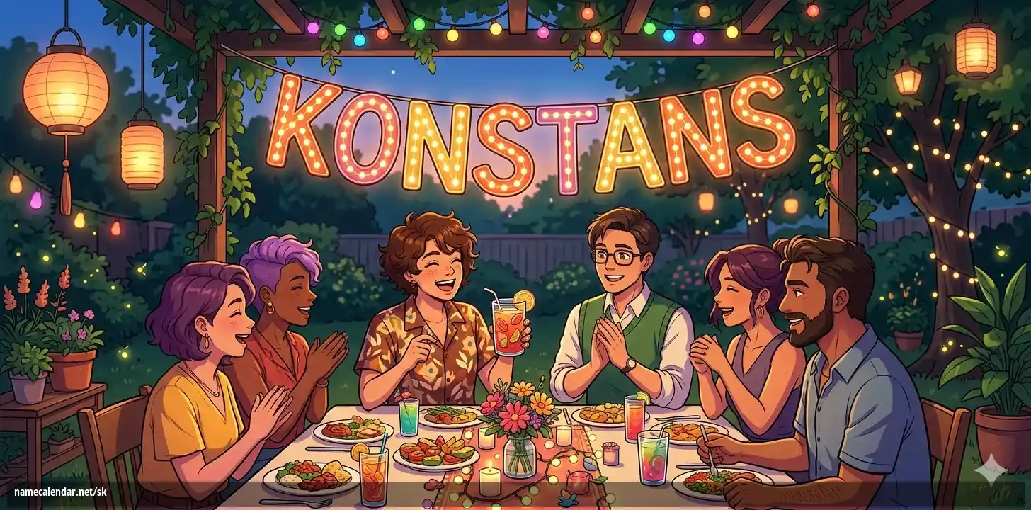Oslava menín a mien - Konstans