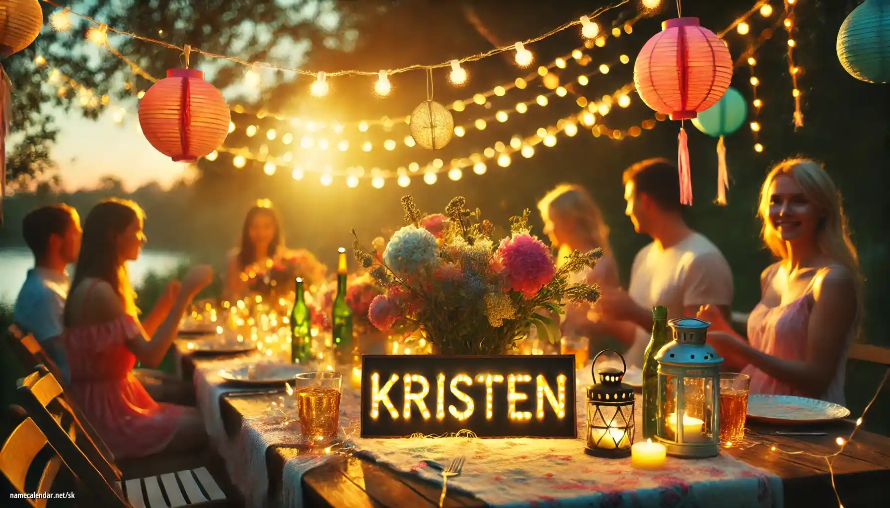 Oslava menín a mien - Kristen