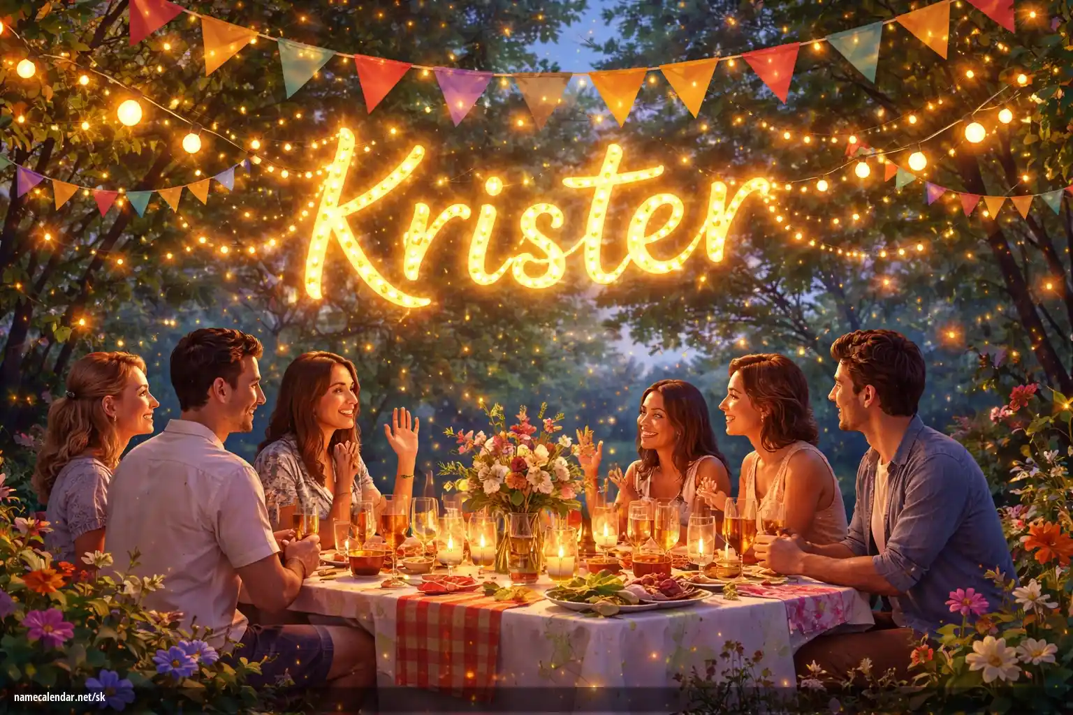 Oslava menín a mien - Krister