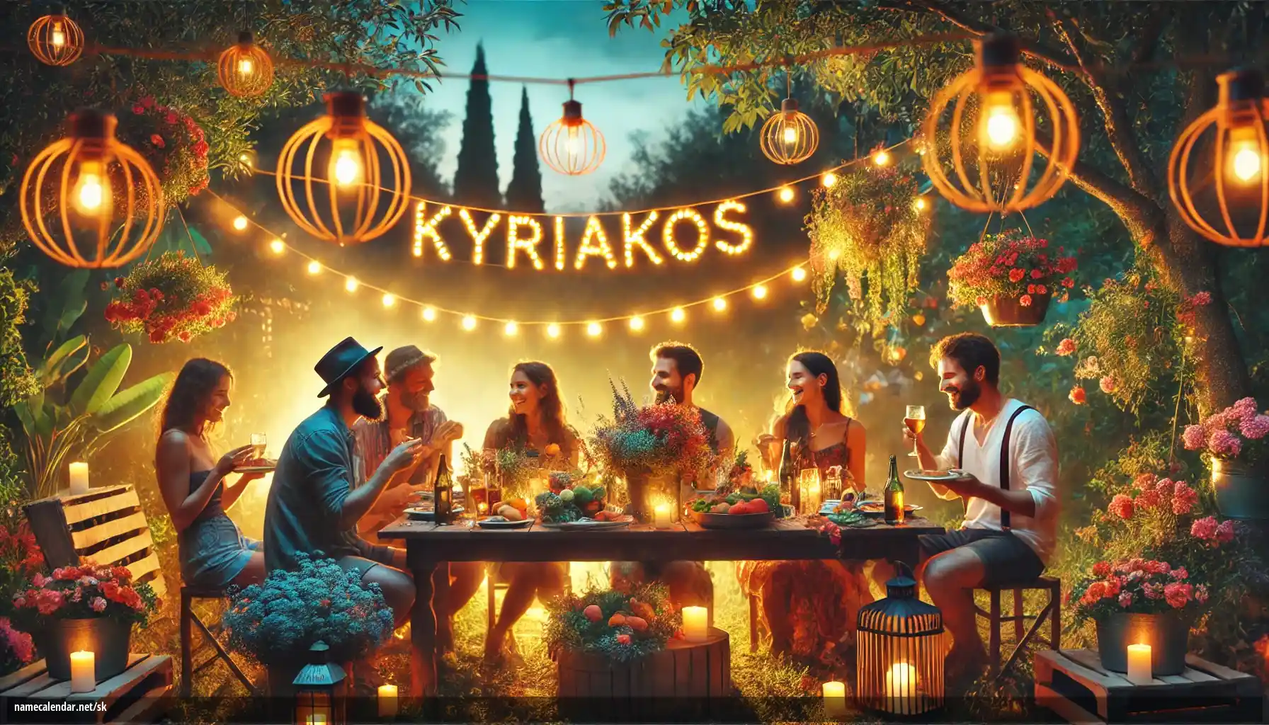 Oslava menín a mien - Kyriakos