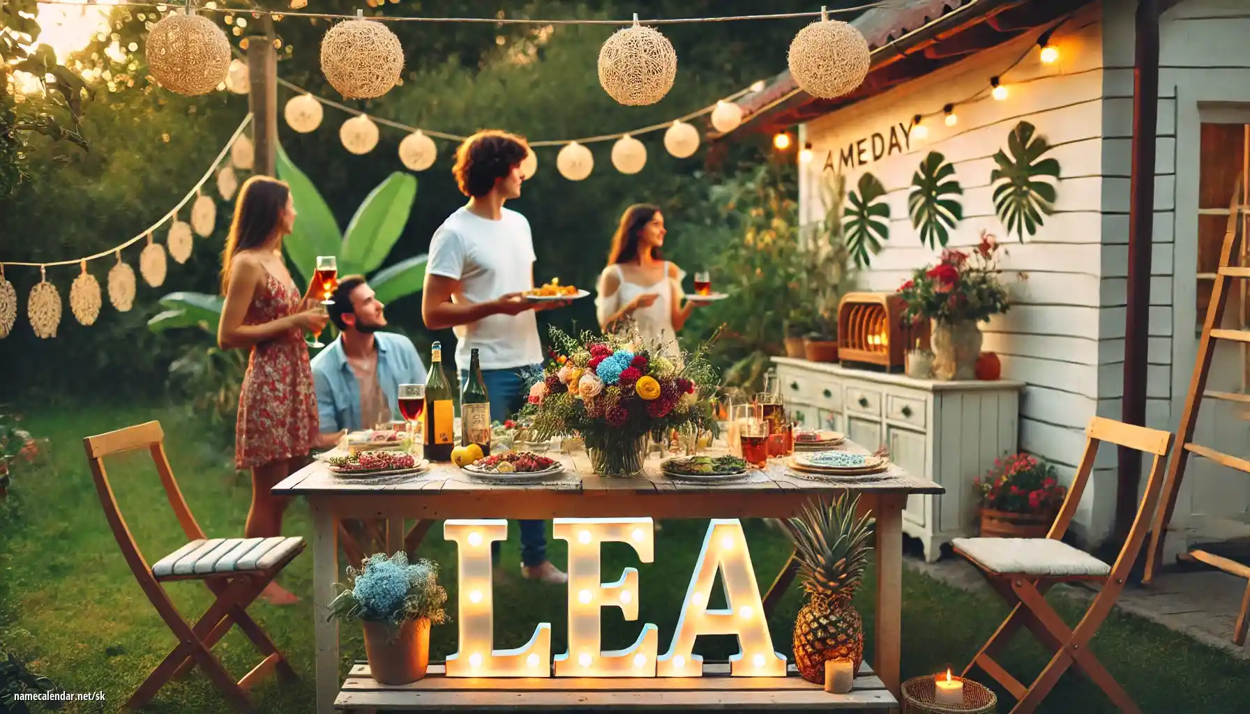 Oslava menín a mien - Lea