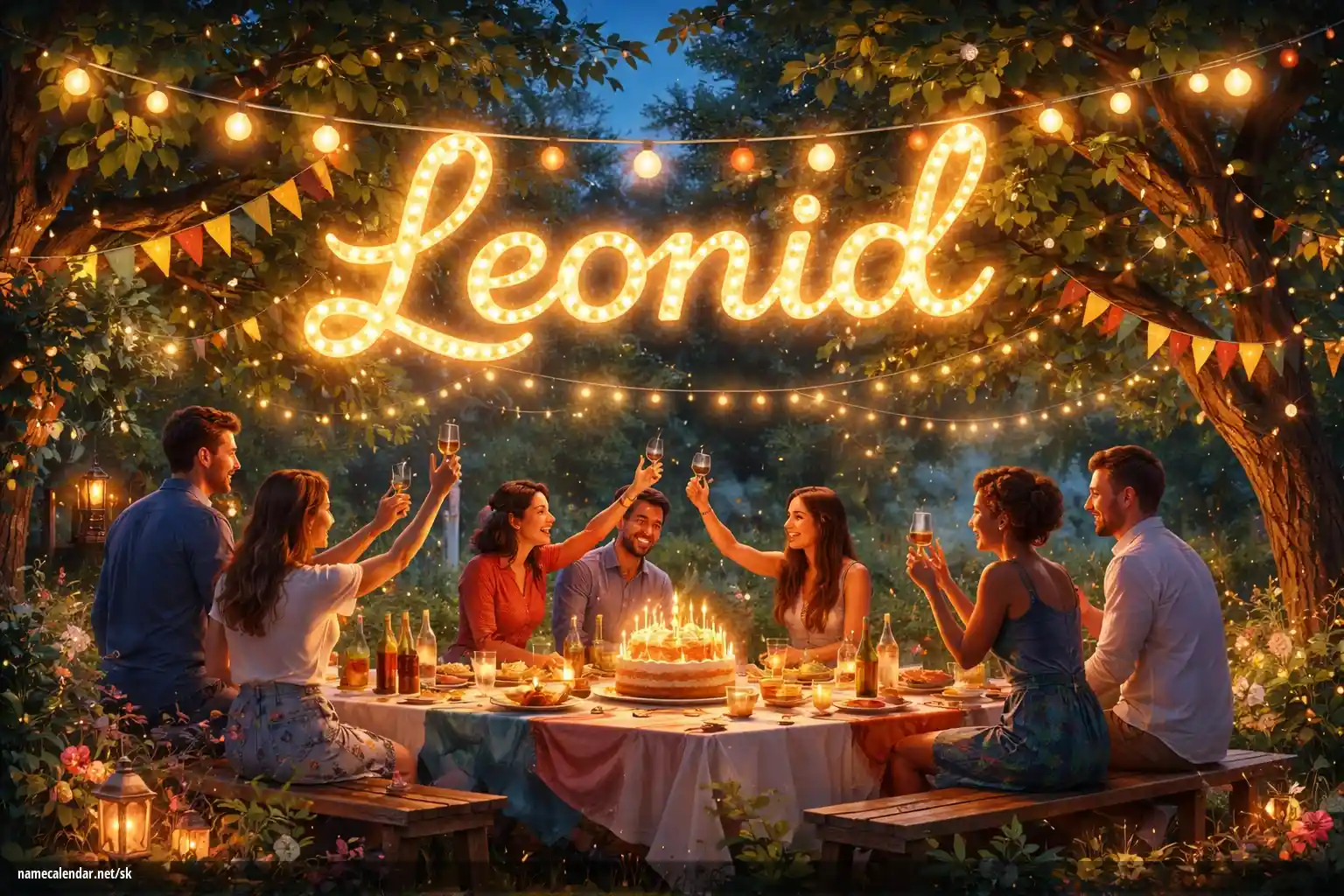 Oslava menín a mien - Leonid