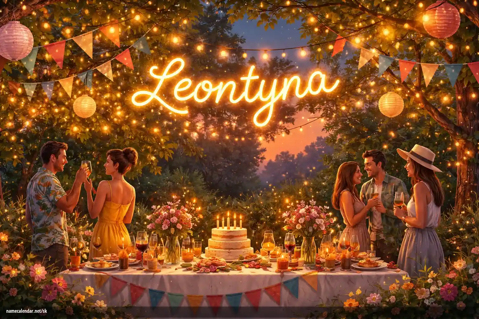 Oslava menín a mien - Leontyna