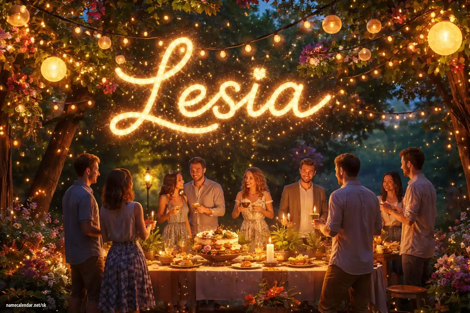 Oslava menín a mien - Lesia