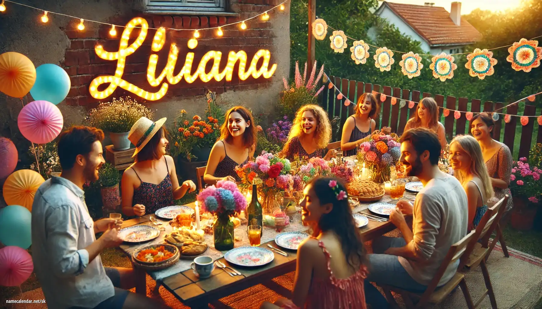 Oslava menín a mien - Liliana