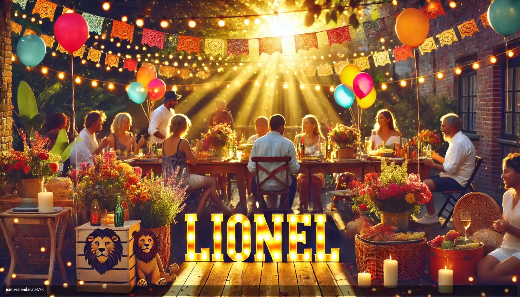 Oslava menín a mien - Lionel