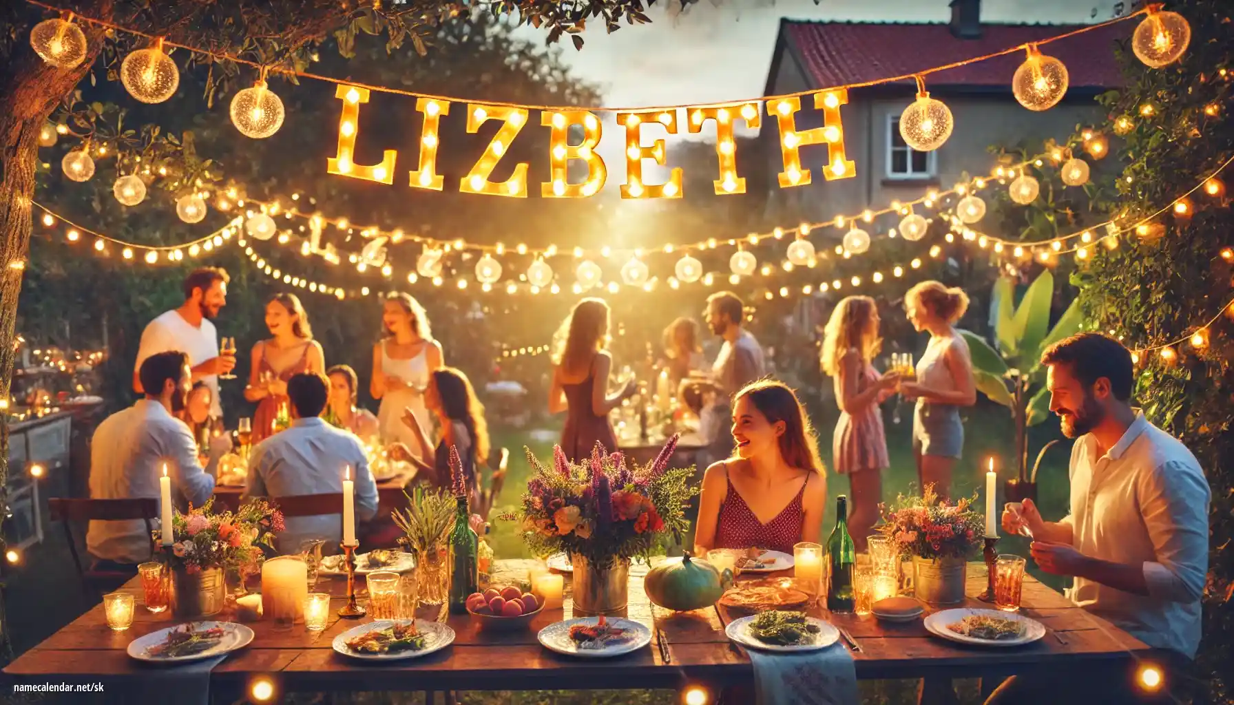 Oslava menín a mien - Lizbeth