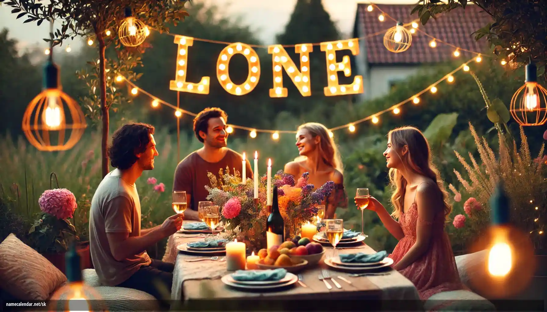 Oslava menín a mien - Lone