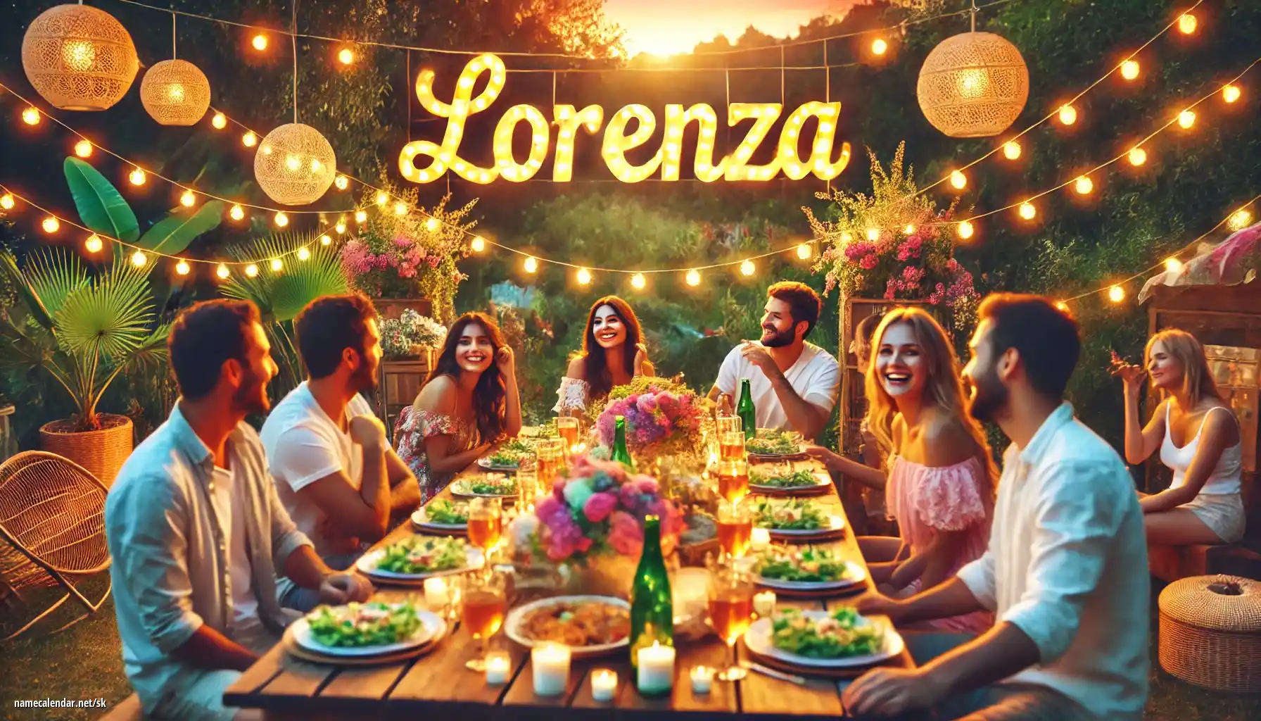 Oslava menín a mien - Lorenza