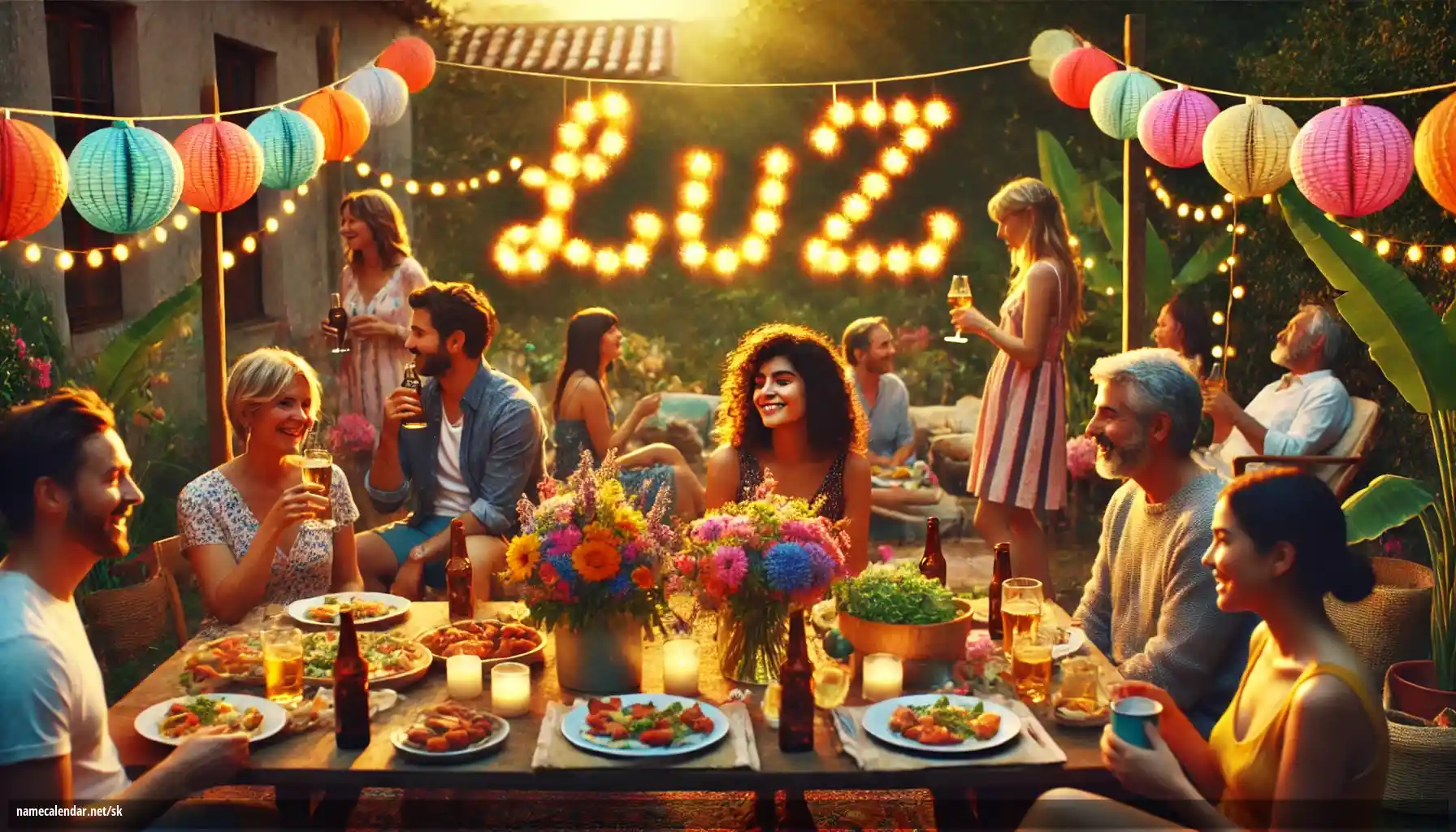 Oslava menín a mien - Luz