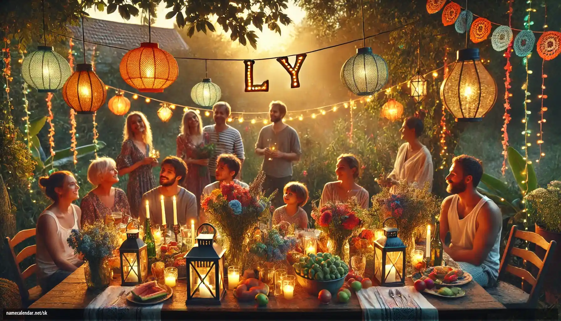 Oslava menín a mien - Ly