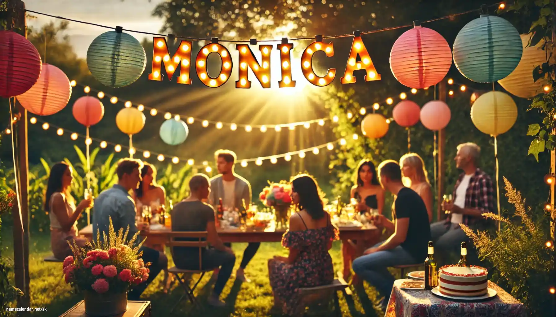 Oslava menín a mien - Mónica