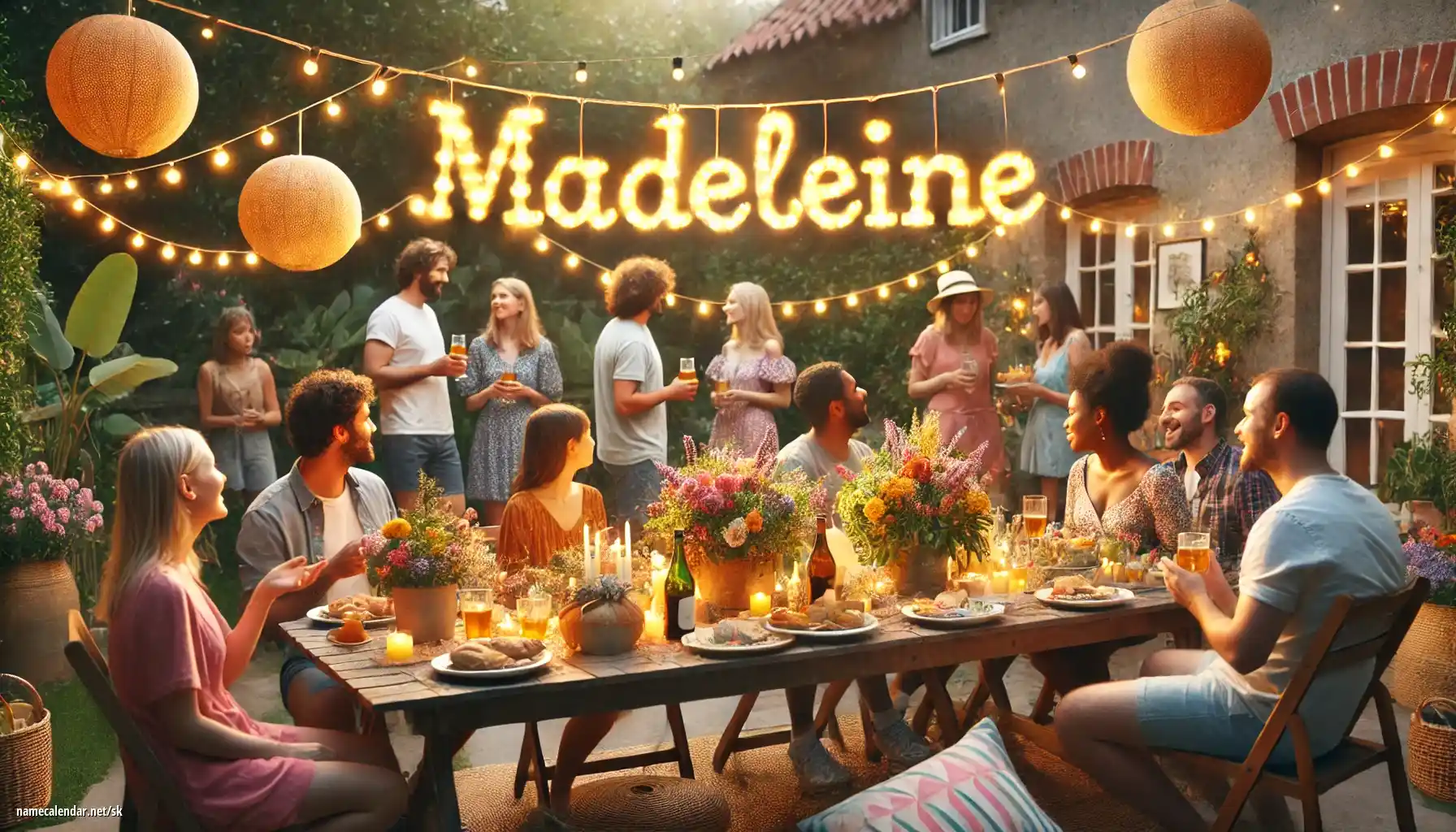 Oslava menín a mien - Madeleine