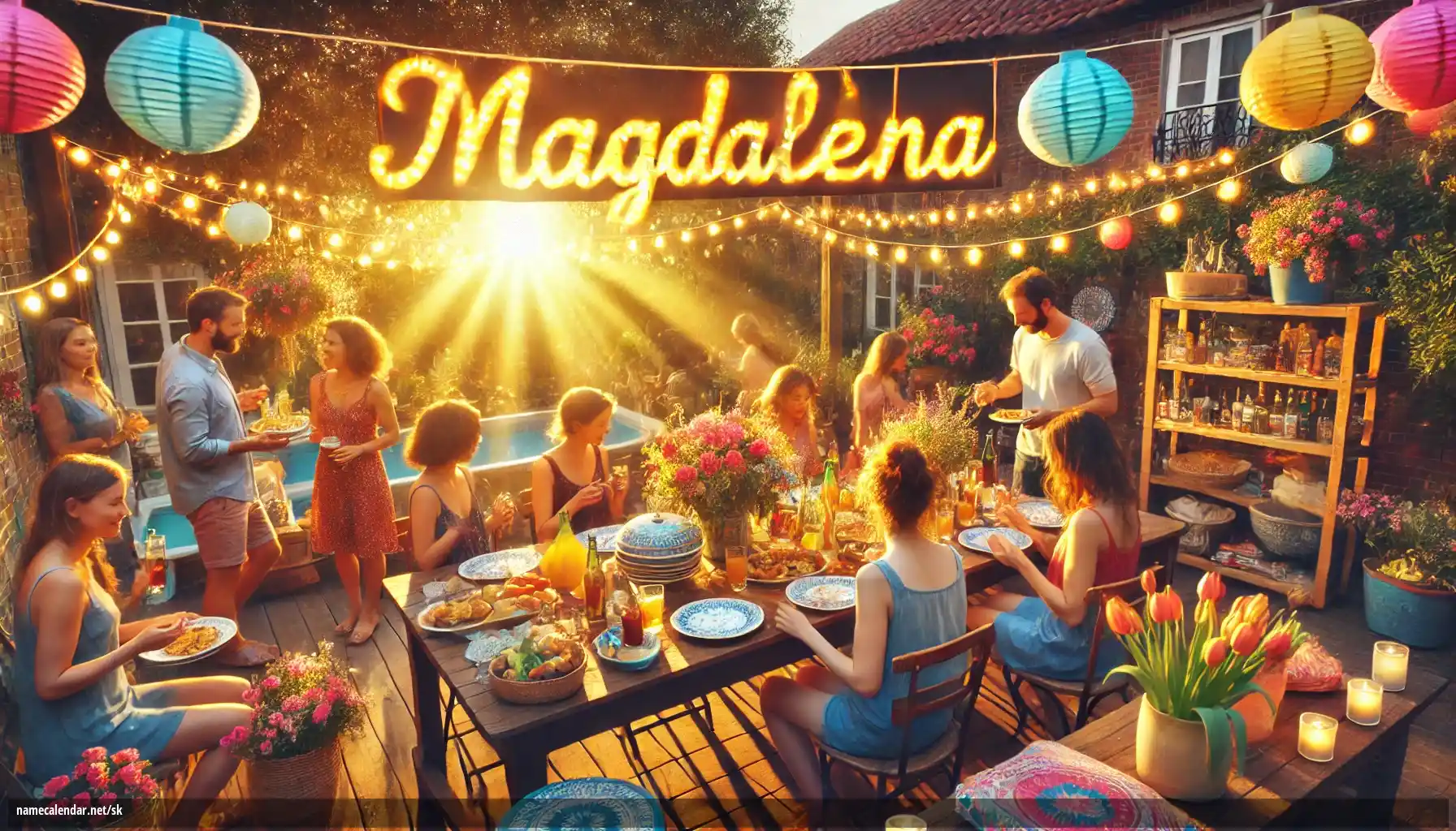 Oslava menín a mien - Magdaléna